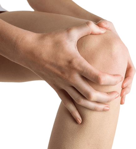 transparent image of woman holding sore knee - Download Free Stock Videos Pikwizard.com