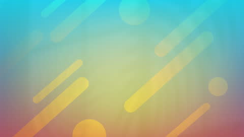 Vivid Gradient with Abstract Shapes