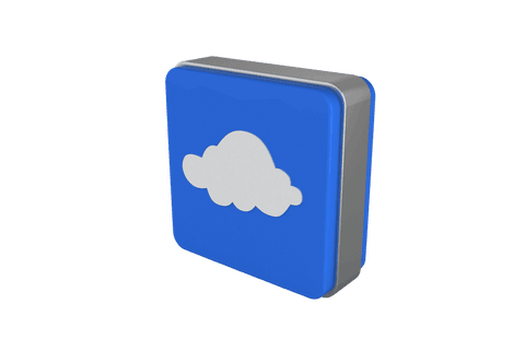 cloud icon on square brin transparency for digital media - Download Free Stock Videos Pikwizard.com