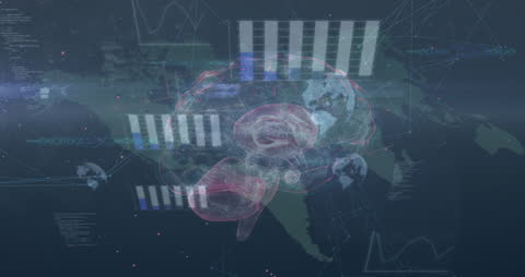 Digital Data Processing Over World Map Representation
