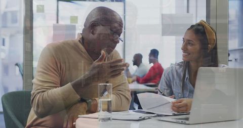 Diverse team collaborating on digital business solutions