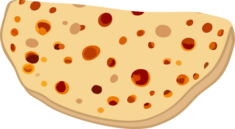 stylized flatbread art on transparent background in minimalistic style - Download Free Stock Videos Pikwizard.com