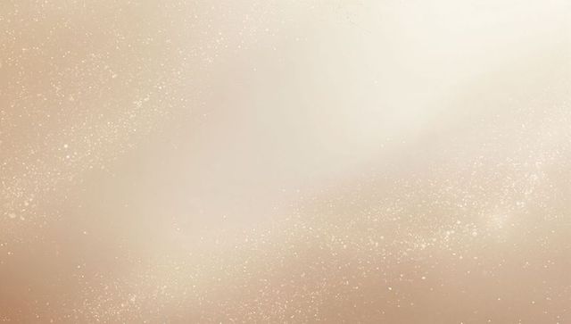 Soft beige glitter gradient with subtle sparkle, warm bokeh texture, minimal dust