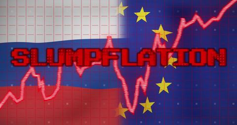 Global economic impact of slumpflation on russia and european union