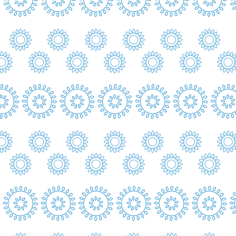Blue Floral Pattern with Transparent Background Vector Design - Download Free Stock Videos Pikwizard.com