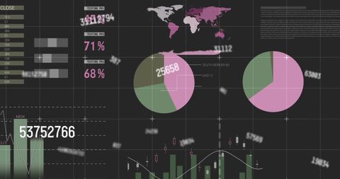 Digital Financial Data and Global Analytics Interface - Download Free Stock Images Pikwizard.com