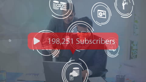 Business Team Discussing Network Strategy with Digital Overlay