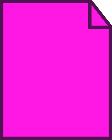 simple magenta document icon with transparent background - Download Free Stock Videos Pikwizard.com
