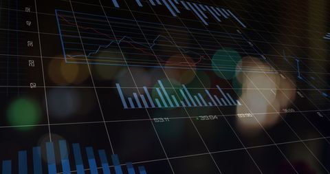 Abstract Data Processing Dashboard with Digital Graphs - Download Free Stock Images Pikwizard.com