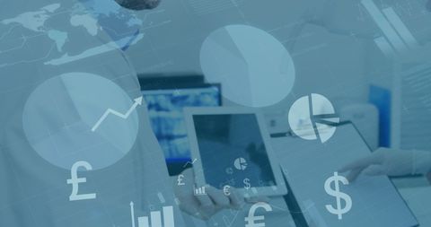 Financial and Medical Data Analysis with Digital Interface - Download Free Stock Images Pikwizard.com