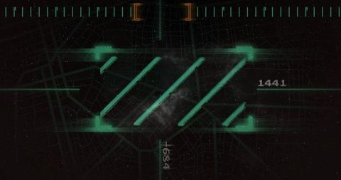 futuristic neon hud display with tech symbol and data layout - Download Free Stock Images Pikwizard.com