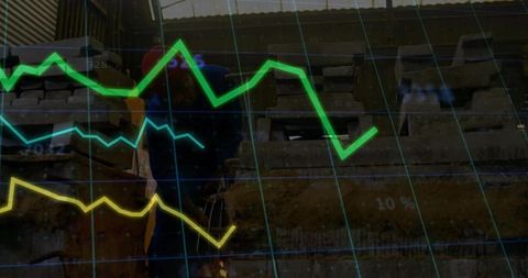 Industrial Welder with Graph Overlay for Business Innovation