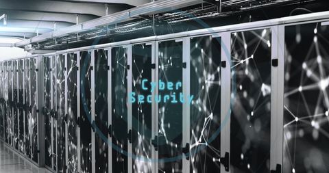 Cyber Security in Modern Data Center with Advanced Network Connections - Download Free Stock Images Pikwizard.com