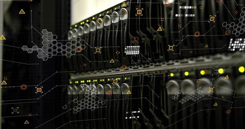 Digital interface and data processing over server room