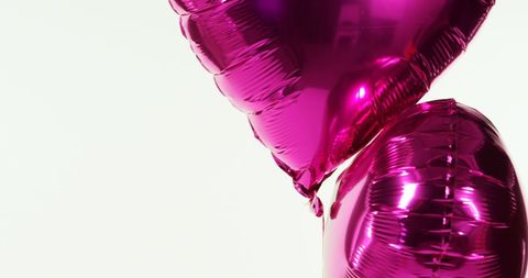 Vibrant Purple Balloons with Copy Space for Celebrations