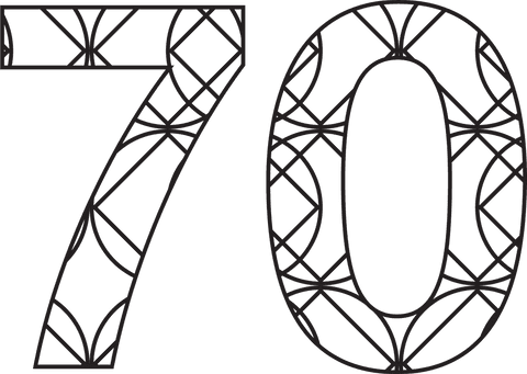 ornate patterned 70 on transparent background for milestone celebration - Download Free Stock Videos Pikwizard.com