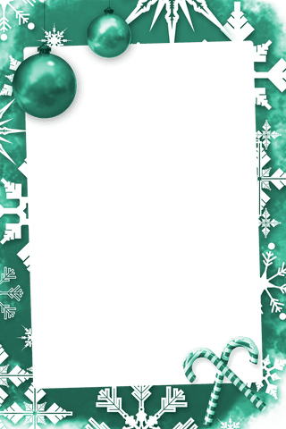 Christmas Frame with Green Baubles on Transparent Background - Download Free Stock Videos Pikwizard.com