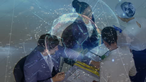 Global Business Connections with Modern Data Visualization