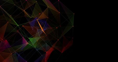 Floating Sphere with Vibrant Abstract Geometric Patterns - Download Free Stock Images Pikwizard.com