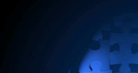 Blue Puzzle Pieces Forming Human Head Representation of Data Mind - Download Free Stock Images Pikwizard.com