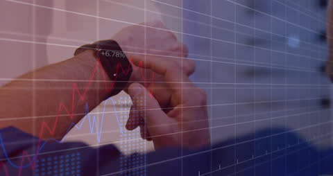 Holographic Financial Data Display on Smartwatch