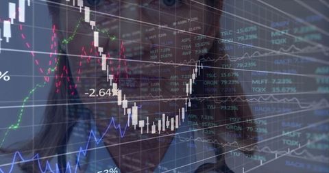 Senior analyst conducting financial data analysis