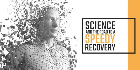 Shattering Figure Symbolizing Medical Innovation and Rejuvenation - Download Free Stock Templates Pikwizard.com