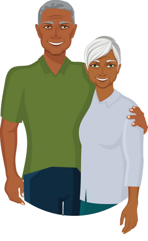 translucent embracing biracial senior couple in love and togetherness - Download Free Stock Videos Pikwizard.com