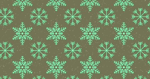 Seamless Snowflake Pattern on Green Background - Download Free Stock Images Pikwizard.com