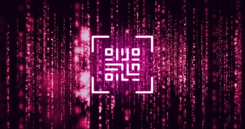 Glowing QR Code with Digital Light Trails - Download Free Stock Images Pikwizard.com
