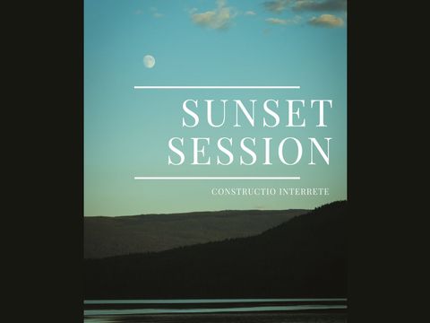 Serene Sunset Over Hills for Tranquil Events Promotion - Download Free Stock Templates Pikwizard.com