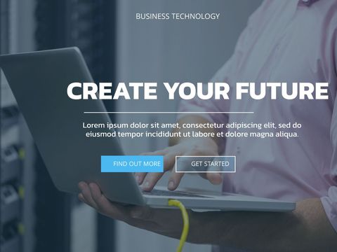 Innovative Business Solutions with Future Technology Vision - Download Free Stock Templates Pikwizard.com