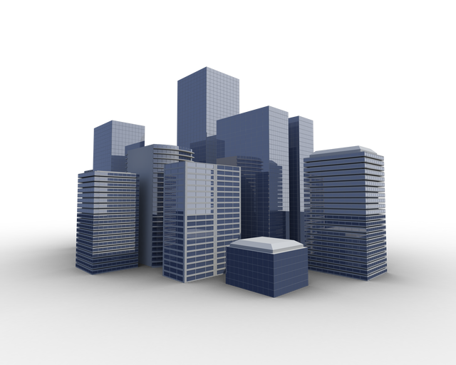 Digital Illustration of Modern City Buildings on Transparent Background - Download Free Stock Videos Pikwizard.com