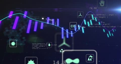 Digital Finance Trends With Futuristic HUD Interface