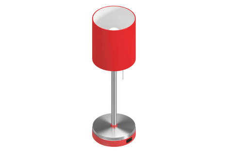 modern red floor lamp on transparent background - Download Free Stock Videos Pikwizard.com