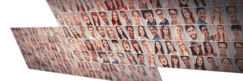 transparent business dotscape with diverse people icons - Download Free Stock Videos Pikwizard.com