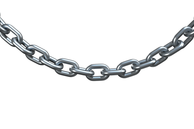 3D Transparent Chain with Shiny Metallic Links - Download Free Stock Videos Pikwizard.com