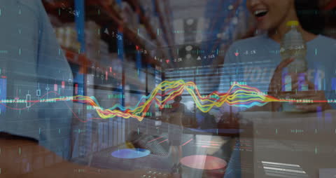 Data Processing with Warehouse Team and Digital Graphics