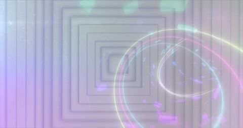 Futuristic Digital Tunnel with Neon Accents - Download Free Stock Images Pikwizard.com