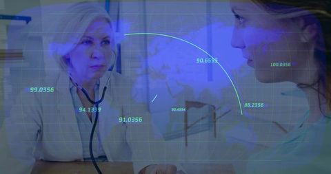 Telemedicine in healthcare with holographic diagnostics display