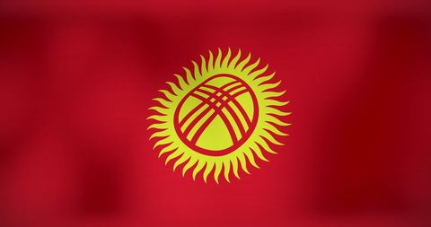 waving kyrgyzstan flag symbol of national pride and culture - Download Free Stock Images Pikwizard.com