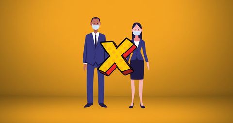 Illustration on Social Distancing Compliance During Pandemic