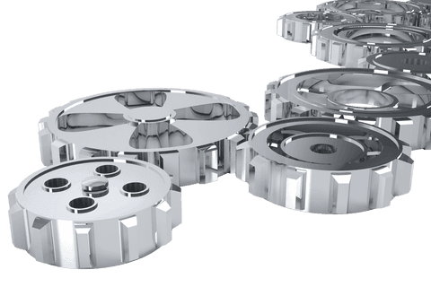 Silver Cogs on Transparent Background for Industry Concepts - Download Free Stock Videos Pikwizard.com