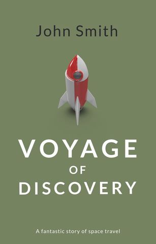 retro rocket novel cover illustrating space adventure - Download Free Stock Templates Pikwizard.com