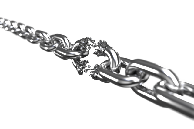 Detailed 3D Illustration of Damaged Silver Chain on Transparent Background - Download Free Stock Videos Pikwizard.com