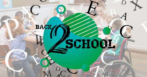 Back to School Learning Environment with Teacher