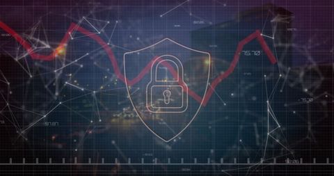 Cybersecurity in Financial Data Network Analysis - Download Free Stock Images Pikwizard.com