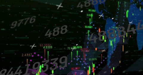 Data Processing and Global Business Digital Visualization - Download Free Stock Images Pikwizard.com