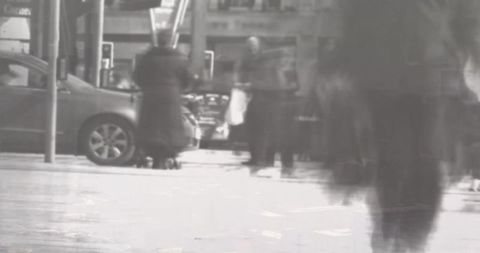 Blurred Motion Crowd in Busy Urban Street Setting - Download Free Stock Images Pikwizard.com