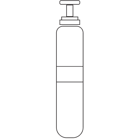 transparent outline of pump bottle with minimalistic design - Download Free Stock Videos Pikwizard.com